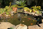 Beautify by adding natural elements such as lighting, moss and plants.